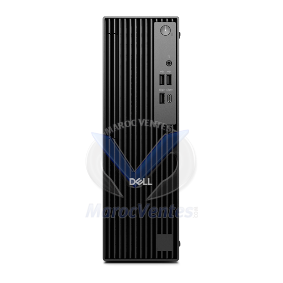 DELL DESKTOP SLIM QCS1250-I5 Ultra 5-235 8Go 512Go SSD Windows 11 Pro Noir 36 Mois QCS1250-U5-W